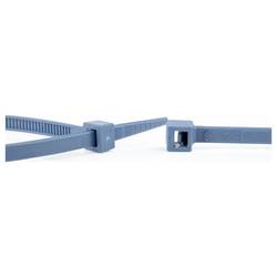 WKK 150226671, stahovací pásky, 4.80 mm, 370 mm, modrá, detekovatelné, 100 ks