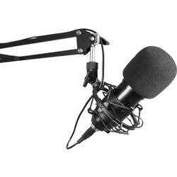 Omnitronic BMS-1C na stojanu USB mikrofon Druh přenosu:kabelový vč. pavouka, vč. kabelu, vč. stativu USB kabelový