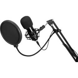 Omnitronic BMS-1C na stojanu USB mikrofon Druh přenosu:kabelový vč. pavouka, vč. kabelu, vč. stativu USB kabelový