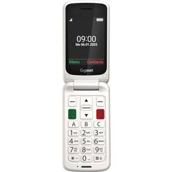 Gigaset GL595 mobilní telefon tlačítko SOS, chráněný proti stříkající vodě, s ochranou před prachem bílá