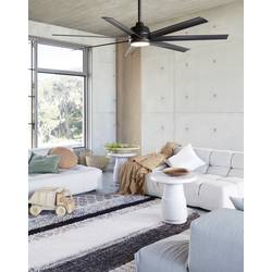 Lucci AIR Atlanta stropní ventilátor 52 W (Ø x v) 142 cm x 35 cm černá s dálkovým ovládáním