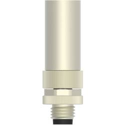 TE Connectivity neupravený zástrčkový konektor pro senzory - aktory, T4013019031-000, piny: 3, 1 ks
