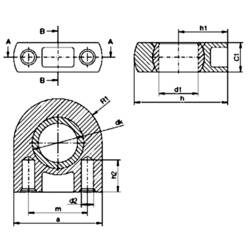 igus ESTM-06 SL stojaté kluzné ložisko Ø otvoru 6 mm Rozestup děr 10 mm