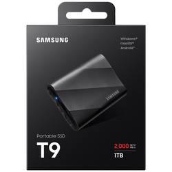 Samsung Portable T9 1 TB, externí SSD disk, USB-C®, USB 3.2 (Gen 2) , černá