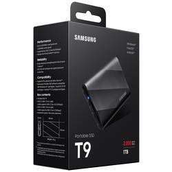 Samsung Portable T9 1 TB, externí SSD disk, USB-C®, USB 3.2 (Gen 2) , černá