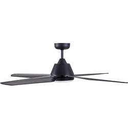 Lucci AIR Aria stropní ventilátor 68 W (Ø x v) 122 cm x 33 cm černá s dálkovým ovládáním