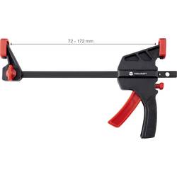 TOOLCRAFT TO-6743691 jednoruční svorka Rozpětí (max.):100 mm Vnější délka: 180 mm Délka vyložení:35 mm