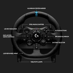 Logitech Gaming G923 volant USB PlayStation 5, PlayStation 4, PC černá