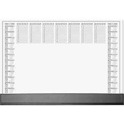Sigel H6365 psací podložka týdenní plán 2026, 2027 s ochrannou klapkou bílá, černá (š x v) 59.5 cm x 41 cm 40 listů 1 ks