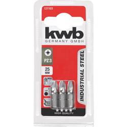 kwb 121103 křížový bit PZ 3 ocel 3 ks