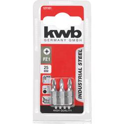 kwb 121101 křížový bit Pohon (šroubovák): 1/4 (6,3 mm) Typ zakončení: křížový PZ PZ 1 25 mm