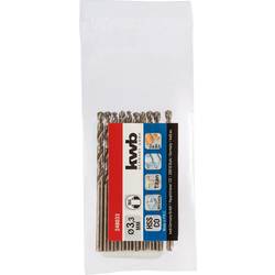 kwb 248033 HSS-Co spirálový vrták 1 ks 3.3 mm Celková délka 65 mm M35 DIN 338 válcová stopka 1 ks