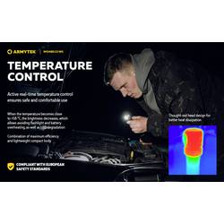 ArmyTek Wizard C2 WG Warm LED čelovka, napájeno akumulátorem, 1100 lm, 13 h, F09201W