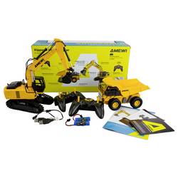 Amewi 22710 2-in-1 Set Kipper & Kettenbagger 1:24 elektrický RC funkční model RtR se světelným efektem