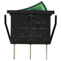 TRU COMPONENTS TC-13599536 kolébkový spínač 250 V/AC 16 A 1x vyp/zap s aretací 1 ks