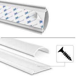 Hama Kabelová lišta PVC bílá tuhý (d x š x v) 1 m x 70 mm x 21 mm 1 ks 00220984