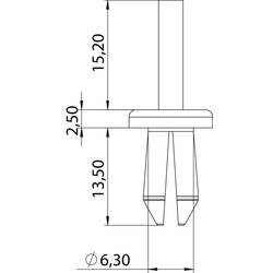 OBO Bettermann 6178525 zápustný nýt (Ø) 6 mm KSN22 100 ks