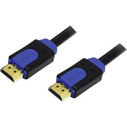 LogiLink HDMI kabel Zástrčka HDMI-A, Zástrčka HDMI-A 3.00 m černá CHB1103 4K UHD HDMI kabel