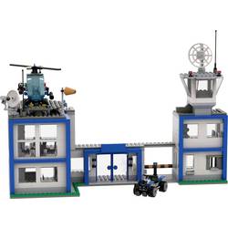 BRIXIES Plus Polizeistation / Police station konstrukční sada