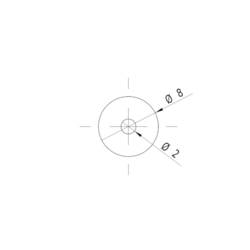 Picotronic laserový modul bodová červená 1 mW MI650-1-5 (8x21)-F70