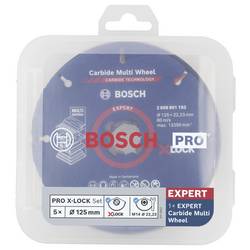 Bosch Accessories 2608619374 X-LOCK Průměr 125 mm Ø otvoru 22.23 mm dřevo, měkké dřevo, tvrdé dřevo, kov, litina , ocel 5 ks