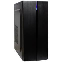 Inter-Tech B-48 midi tower PC skříň černá s větracími drážkami