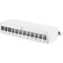 Digitus DN-93706 12 portů síťový patch panel nevybavený specifikací 1 U vícebarevná neosazený