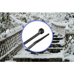 TRU COMPONENTS TC-12533324 stahovací pásky 150 mm 3.6 mm černá Odolnost proti chladu 100 ks