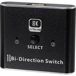 Maxtrack 1 + 2 porty HDMI přepínač 7680 x 4320 Pixel