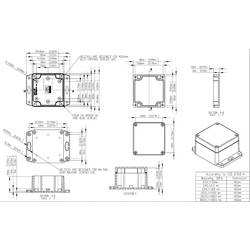 Gainta G256CMF univerzální pouzdro 82 x 80 x 55 polykarbonát světle šedá, čirá 1 ks