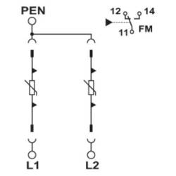 Phoenix Contact 2905350 VAL-SEC-T2-2C-175-FM svodič přepětí 20 kA 1 ks