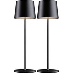 Paulmann 4064161334714 Gilo Akumulátorová stolní LED lampa 2.8 W černá (matná)