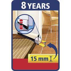tesa COMFORT 05405-00101-00 Door sealing rail tesaMOLL® hnědá (d x š) 1 m x 40 mm 1 ks