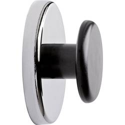 Maul silný magnet (Ø x v) 67 mm x 33 mm kulatý, s knoflíkem pro uchopení stříbrná, černá 1 ks 6155096