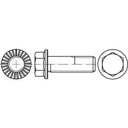 TOOLCRAFT TO-5444505 šestihranný šroub M10 16 mm vnější šestihran 88913 200 ks