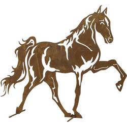 Siena Garden dekorativní figurka Mustang ocelový plech hnědá