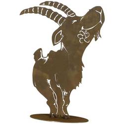 Siena Garden dekorativní figurka Kozoroh ocelový plech hnědá