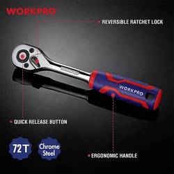 WorkPro WP271011 ráčna 3/8 203 mm