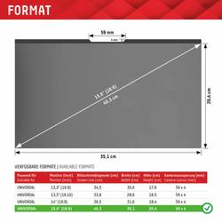 DISPLEX Privacy Safe fólie chránicí proti blikání obrazovky Notebook 39,6 cm (15,6) Formát obrazu: 16:9 01763 Universal