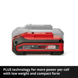 Einhell 4511553 Power X-Change Akku 18V 4,0Ah Power-X-Change Plus náhradní akumulátor pro elektrické nářadí 18 V 4 Ah Li-Ion