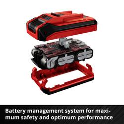 Einhell 4511553 Power X-Change Akku 18V 4,0Ah Power-X-Change Plus náhradní akumulátor pro elektrické nářadí 18 V 4 Ah Li-Ion