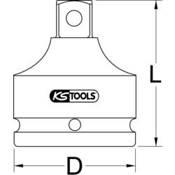 KS Tools 9110904 911.0904 rázový nástrčný klíč