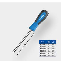 Brilliant Tools BT031074 šroubovák s nástrčným klíčem Velikost klíče: 9 mm Délka dříku: 165 mm