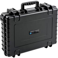 B & W International outdoor.cases Typ 6000 outdoorový kufřík, 21 l, (š x v x h) 512 x 420 x 148 mm, černá, 6040/B