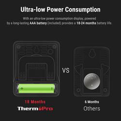 ThermoPro TP49W-3 teploměr a vlhkoměr bílá TP49W-3