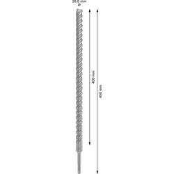 Bosch Accessories 2608836641 2608836641 wolfram-karbid příklepový vrták 20 mm Celková délka 450 mm SDS plus 1 ks