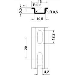 Phoenix Contact 1401682 Vhodný pro: Montáž na DIN lištu 2 m