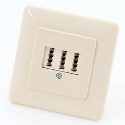 Rutenbeck AMS 1/2 NFU UP zásuvka telefonu pod omítku bílá