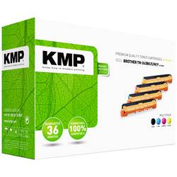 KMP Toner náhradní Brother TN-243BK, TN-243C, TN-243M, TN-243Y, Mulitipack TN-243BKCMY kompatibilní kombinované balení černá, azurová, purppurová, žlutá 1000