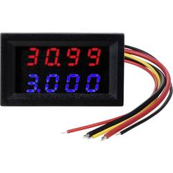 TRU COMPONENTS TC-AMVL4D-RED/BLUE digitální panelový měřič